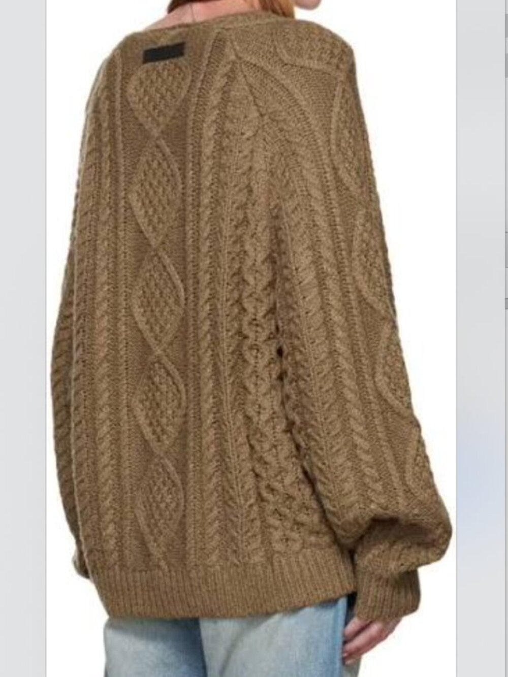 Fear of God x Essentials Brown Raglan Sweater